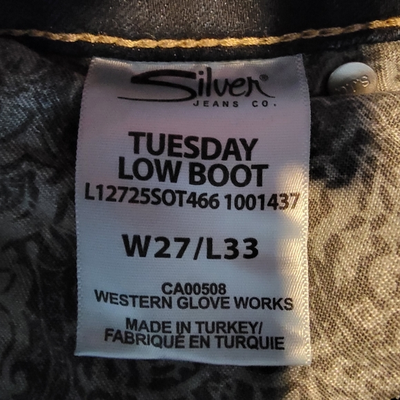 SZ 27 Silver Jeans - Picture 3 of 3